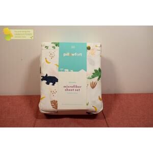 Pillowfort Full Dinosaur Microfiber Kids' Sheet Set*